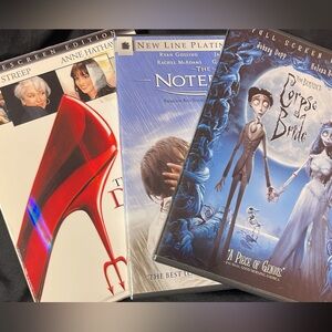 DVD Collection: The Devil Wears Prada, The Notebook, Corpse Bride